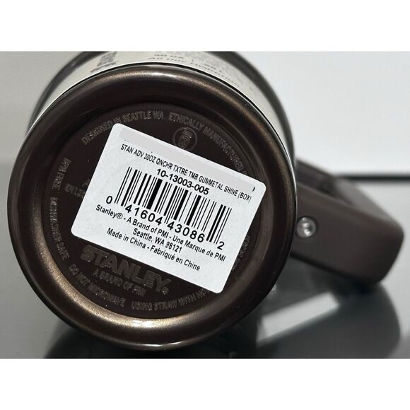 Stanley Quencher H2.0 Fluted Tumbler 30oz, GUNMETAL SHINE - Picture 5 of 5